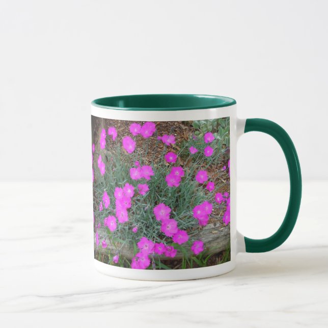Pink Dianthus Mug (Right)