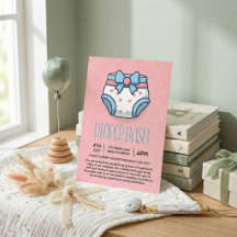 Pink Diaper Bash Baby Shower