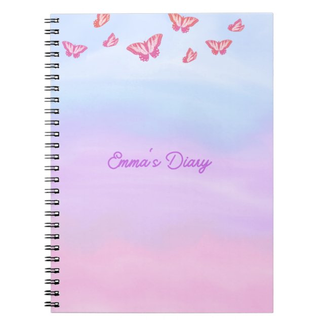 Pink Diary  Notebook (Front)