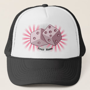 Pink Dice Trucker Hat