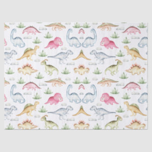 Pink Dinosaur Birthday Party, Girls Dinosaur party Tissue Paper