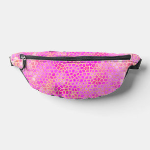 Pink Dinosaur Hide Bum Bags