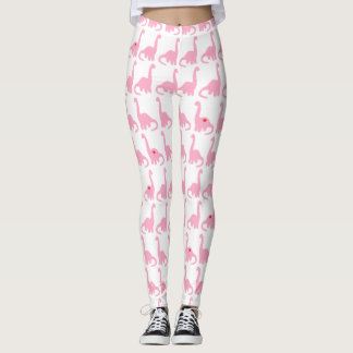 Pink Dinosaur Leggings