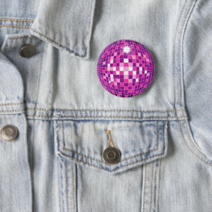 pink Disco Ball Pin