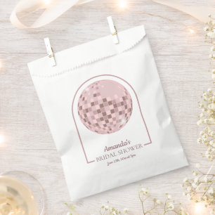 Pink Disco Boogie Bridal Shower Favour Bags