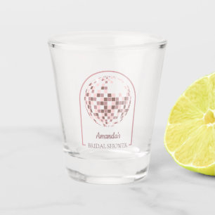 Pink Disco Boogie Bridal Shower Shot Glass
