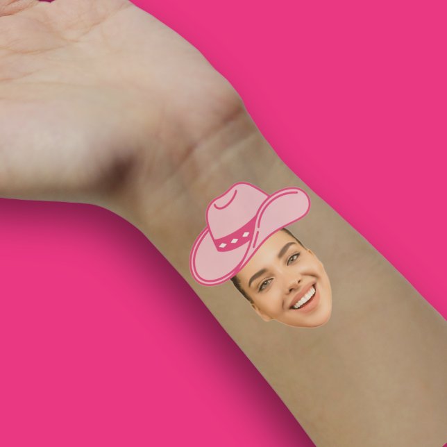 Pink Disco Cowgirl Customisable Bride Face Hand (Creator Uploaded)