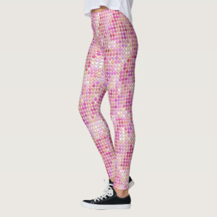 Pink Disco Dots Leggings