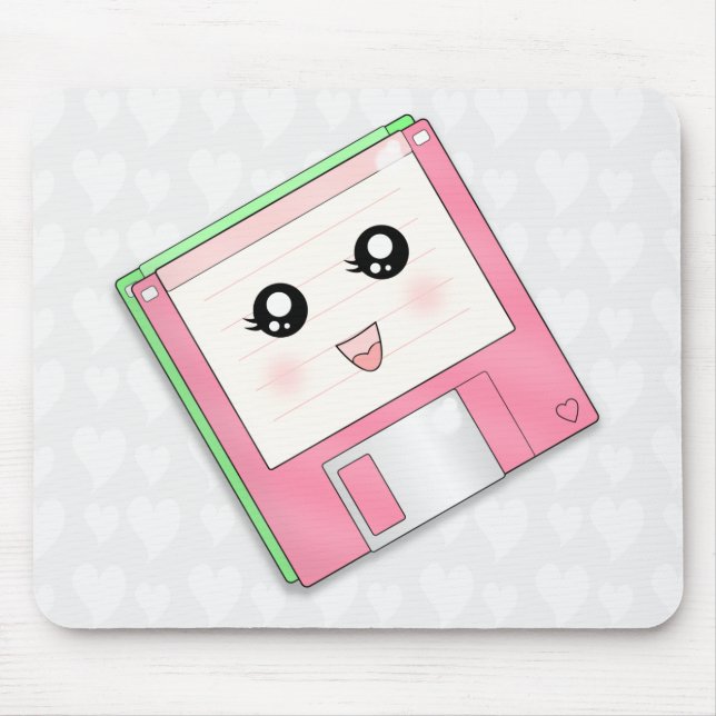 Pink Diskette Mouse Mat (Front)