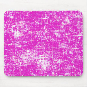 Pink Distressed Look Mouse Mat
