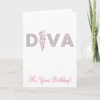 Pink Diva Card