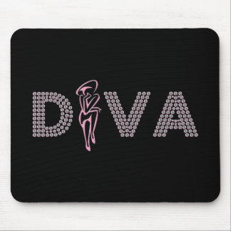 Pink Diva Mouse Mat