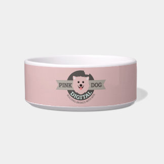 Pink Dog Digital Pet Bowl