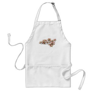 Pink Dogwood Branch Standard Apron
