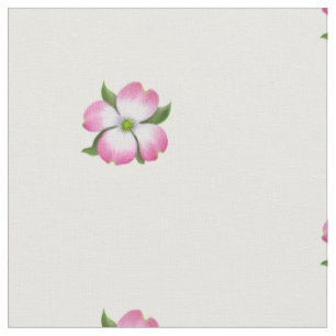 Pink Dogwood Flower Bract Fabric
