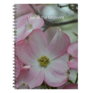 Pink Dogwood Flowers (my photography) Notebook