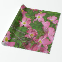 Pink Dogwood Gift Wrapping Paper