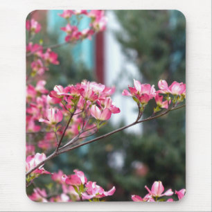 Pink Dogwood Mouse Mat