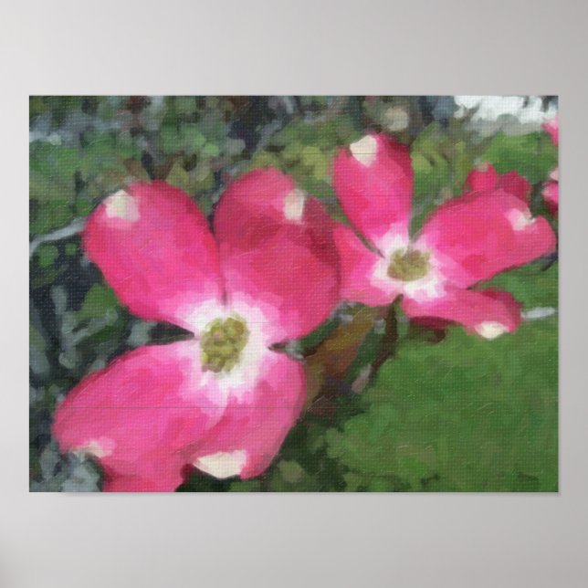 Pink Dogwood Poster (Front)