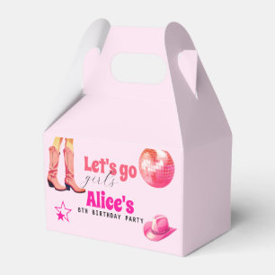 Pink Doll Birthday Party, Girl Malibu Birthday Favour Box