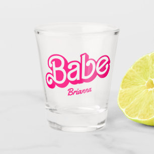 Pink Doll Fancy and Fabulous Bachelorette Party Shot Glass