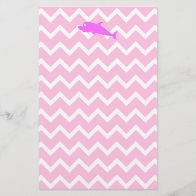 Pink Dolphin. Stationery (Front)