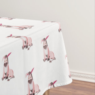 Pink Donkey Tablecloth