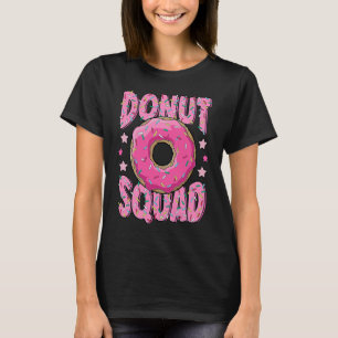 Pink Donut Squad Sprinkles Donut  Matching Donut P T-Shirt