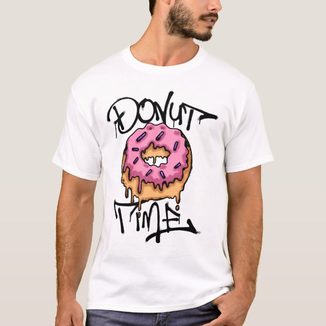 Pink Donut Streetwear T-Shirt (Front)