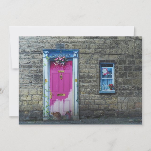 Pink Door Invitation (Front)