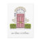 Pink Door Moving Announcement Postcard
