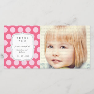 Pink Dots - Any Occasion Thank you Card
