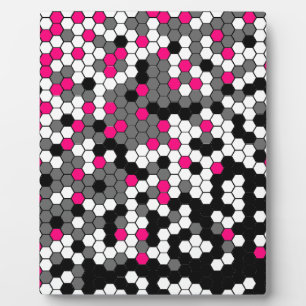 Pink dots plaque
