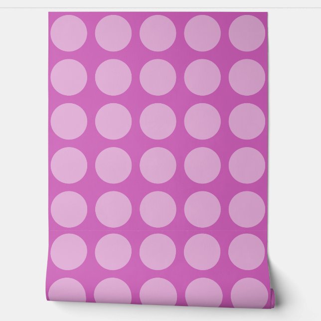 Pink dots wallpaper (Unrolling)