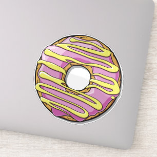 Pink Doughnut, Doughnut, Frosting, Icing, Glaze