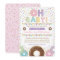 Pink Doughnut Sprinkles Girl Baby Shower