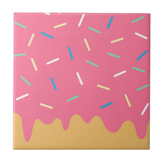 Pink Doughnut Tile