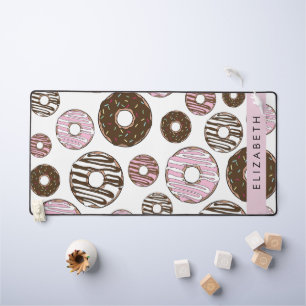 Pink Doughnuts, Brown Doughnuts, Sprinkles, Your N Desk Mat