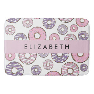 Pink Doughnuts, Purple Doughnuts, Sprinkles, Your  Bath Mat