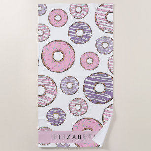 Pink Doughnuts, Purple Doughnuts, Sprinkles, Your Beach Towel