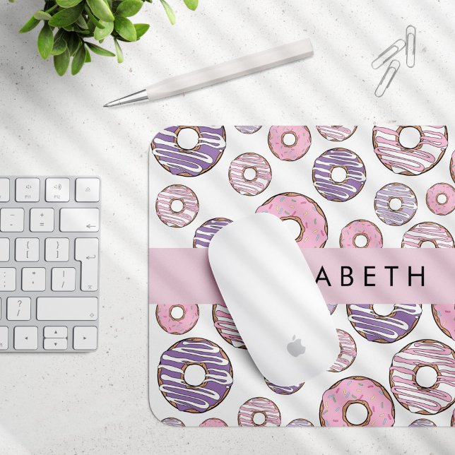 Pink Doughnuts, Purple Doughnuts, Sprinkles, Your  Mouse Mat (Creator Uploaded)