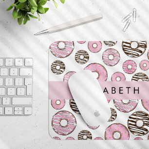 Pink Doughnuts, White Doughnuts, Sprinkles, Your N Mouse Mat