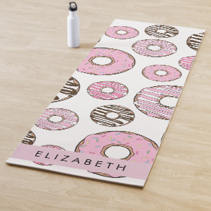 Pink Doughnuts, White Doughnuts, Sprinkles, Your N Yoga Mat