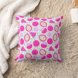 Pink Dragen fruit Cushion