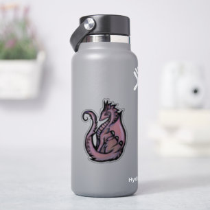 Pink Dragon Art cute dragons design geek girl art