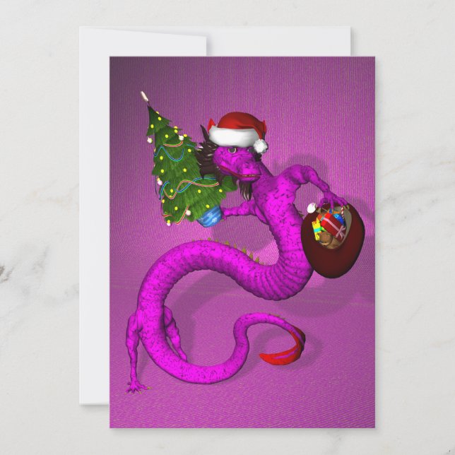 Pink Dragon Invitation (Front)