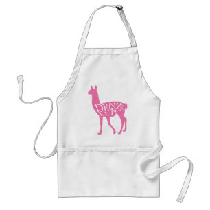Pink Drama Llama Apron