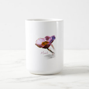 Pink Dream Flowers – Elegant Fantasy Nature  Coffee Mug
