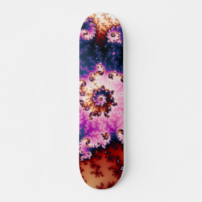 Pink Dream - Fractal Skateboard (Front)