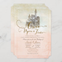 Pink Dreamy Fairy Tale Storybook Castle Wedding